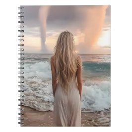 Spulen der Wasserläufe Notizblock