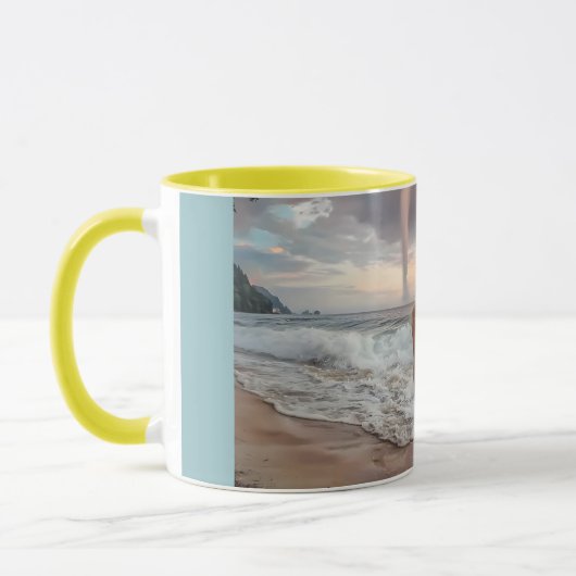 Spulen der Wasserläufe Tasse (Links)