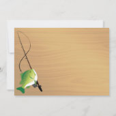 Spulen-gute Zeit - Fischerei der Themed Party Einladung (Rückseite)