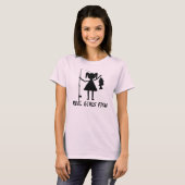 SPULEN-MÄDCHEN-FISCHE T-Shirt (Vorne ganz)