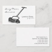 Spulen-Mäher Visitenkarte (Vorne/Hinten)