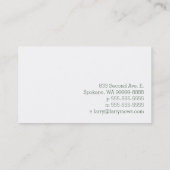 Spulen-Mäher Visitenkarte (Rückseite)