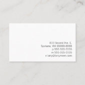 Spulen-Mäher Visitenkarte (Rückseite)