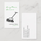 Spulen-Mäher Visitenkarte (Vorne/Hinten)