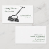 Spulen-Mäher Visitenkarte (Vorne/Hinten)