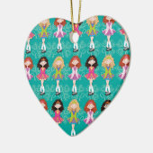 Spulen-Prinzessinnen Keramikornament (Links)