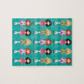 Spulen-Prinzessinnen Puzzle (Horizontal)