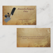 Spulen-und Tinten-Visitenkarte Visitenkarte (Vorne/Hinten)