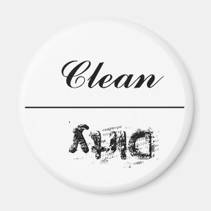 Spülmaschinen-Magnet "sauber oder schmutzig " Magnet