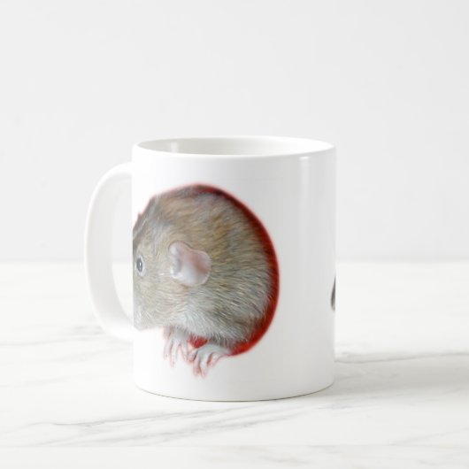 Spülstangenloch-Tasse Kaffeetasse (Vorderseite Links)