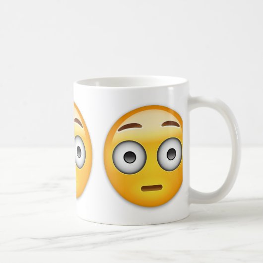 Spültes Gesicht Emoji Kaffeetasse (Rechts)