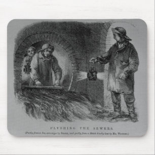 Spülung der Abwasserkanäle Mousepad
