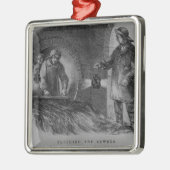 Spülung der Abwasserkanäle Silbernes Ornament (Links)