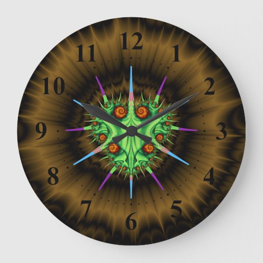 Spuma Bug Große Wanduhr (Vorderseite)