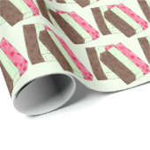 Spumoni Italienisch Gelato Ice Cream Dessert Spumo Geschenkpapier (Rolleneckpunkt)