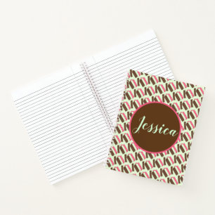 Spumoni Italienisch Gelato Ice Cream Dessert Spumo Notizblock