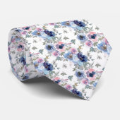 Spun Sugar & Skydiver Blue Wedding Keepake Neck T Krawatte (Gerollt)