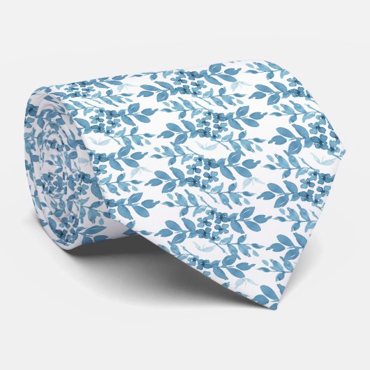 Spun Sugar & Skydiver Blue Wedding Keepake Neck T Krawatte (Gerollt)