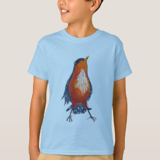 Spunkiger Vogel in Shirt