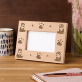 Spunky Cats Laser Etted Picture Frame Geätzte Rahmen (Links)