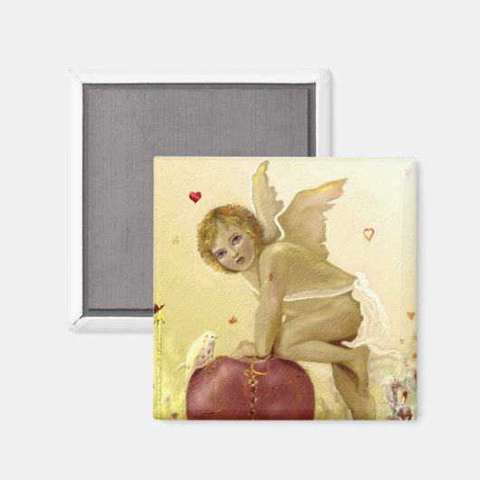 Spunky Cupid Magnet (Vorderseite/Rückseite)