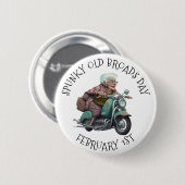 Spunky Old Broads Day 1. Februar Button (Vorne & Hinten)