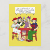 Spunky Old Broads Monat Februar Cartoon Ladys