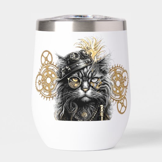 Spunky Paws Die funky Steampunk-Katze  (Vorderseite)