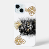 Spunky Paws Die funky Steampunk-Katze Case-Mate iPhone Hülle (Rückseite)