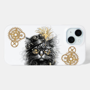 Spunky Paws Die funky Steampunk-Katze Case-Mate iPhone Hülle