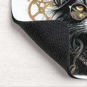 Spunky Paws Die funky Steampunk-Katze Mousepad (Ecke)