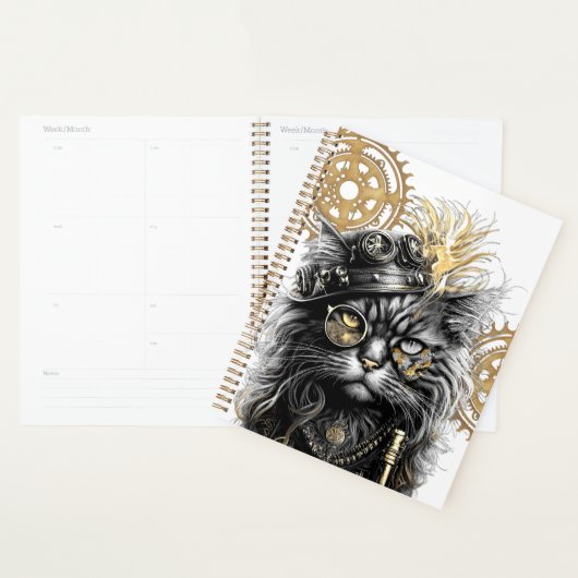 Spunky Paws Die funky Steampunk-Katze Planer (Anzeige)