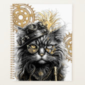 Spunky Paws Die funky Steampunk-Katze Planer (Vorderseite)