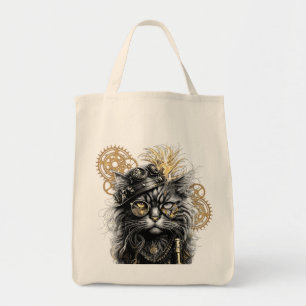 Spunky Paws Die funky Steampunk-Katze Tragetasche