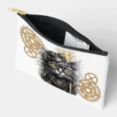 Spunky Paws Die funky Steampunk-Katze Zubehörtasche (Offen)