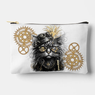 Spunky Paws Die funky Steampunk-Katze  Zubehörtasche