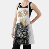 Spunky Paws The Funky Steampunk Cat  Schürze (InSitu)