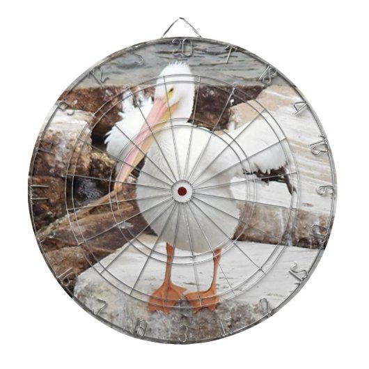 Spunky Pelican Dartboard Dartscheibe (vorne)
