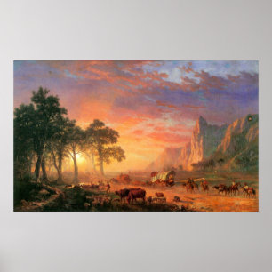 Spur Alberts Bierstadt-The Oregon Poster