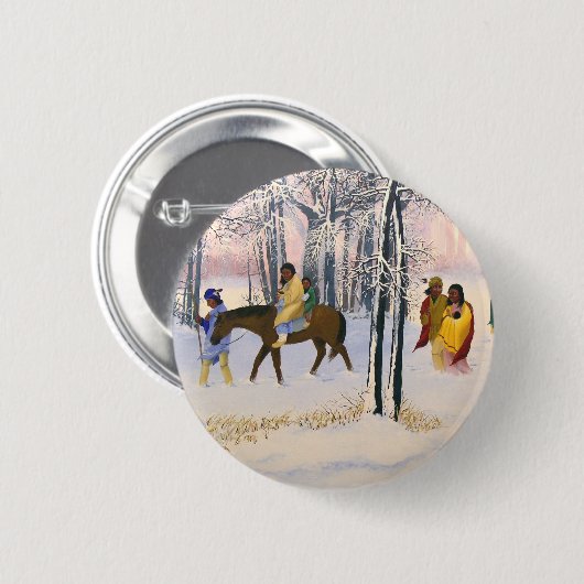 Spur der Riss-Kunstgewohnheitsknöpfe Button (Vorne & Hinten)