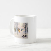 Spur der Tasse der Riss-feinen Kunst (Vorderseite Links)