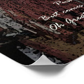 Spur der Tränen Poster (Ecke)