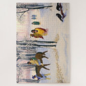 Spur des Riss-Kunst-Puzzlespiels Puzzle (Vertikal)