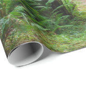 Spur im Rotholz-Wald Geschenkpapier (Rolleneckpunkt)