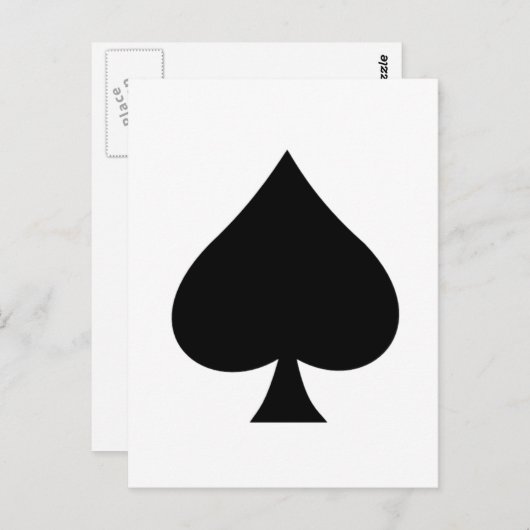 Spur Postkarte (Vorne/Hinten)