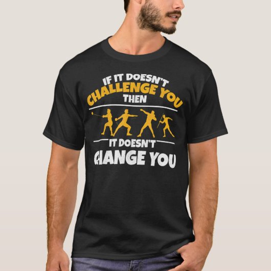 Spur- und Felddrehschieber, Hammerdiskus Jav T-Shirt (Vorderseite)
