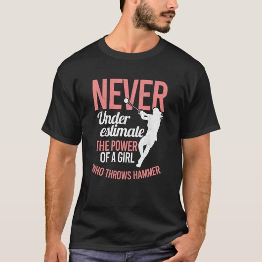 Spur- und Feldfrauen werfen Girl-Wirbel-Hammer Thr T-Shirt (Vorderseite)