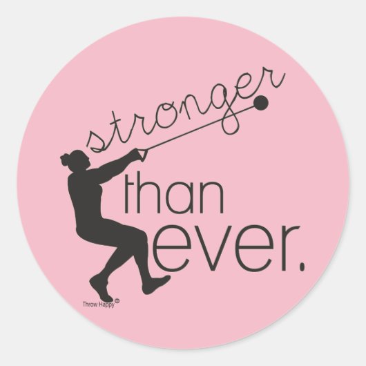 Spur- und Feldhammeraufkleber Runder Aufkleber (Vorderseite)