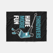 Spur- und Feldhammergeschenk Fleecedecke (Vorderseite (Horizontal))