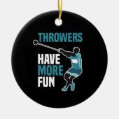 Spur- und Feldhammergeschenk Keramik Ornament (Vorne)